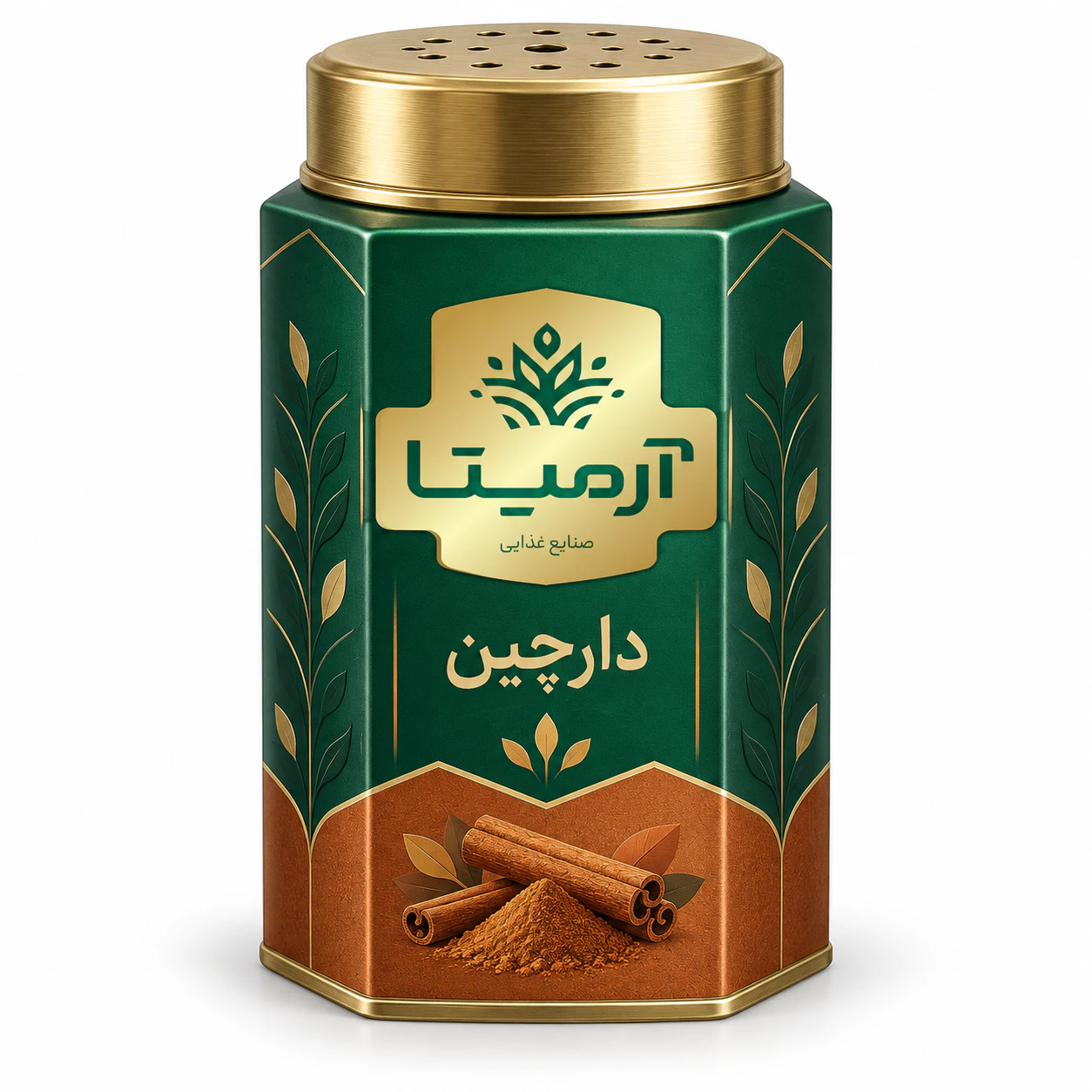 بسته‌بندی دارچین آرمیتا
